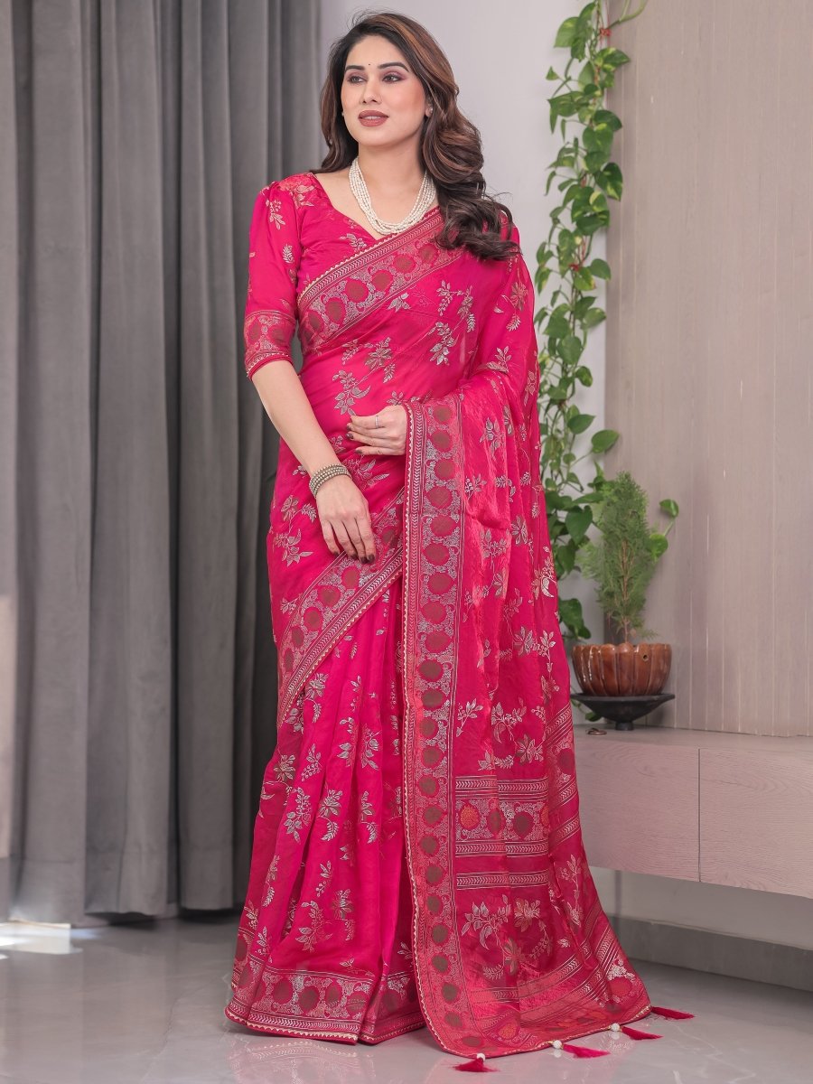 Fendi Satin Saree - Avitra